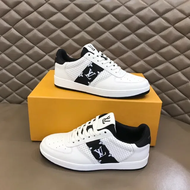 Louis Vuitton LV Trainer White and Black Lifestyle Sneakers 7