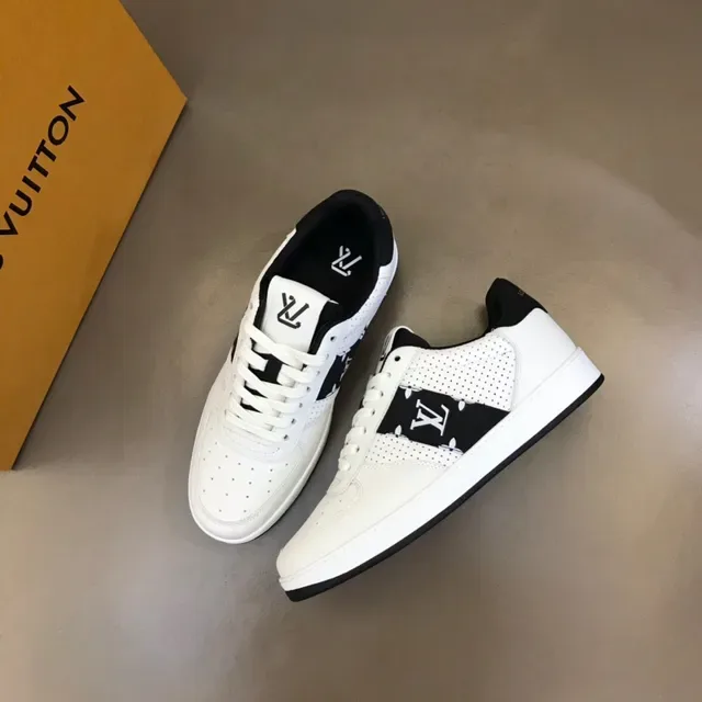 Louis Vuitton LV Trainer White and Black Lifestyle Sneakers 8
