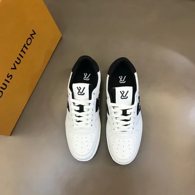 Louis Vuitton LV Trainer White and Black Lifestyle Sneakers 9