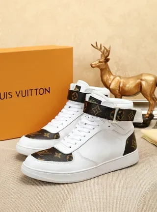 Louis Vuitton LV Trainer White and Monogram Lifestyle Sneakers 4