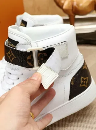 Louis Vuitton LV Trainer White and Monogram Lifestyle Sneakers 7