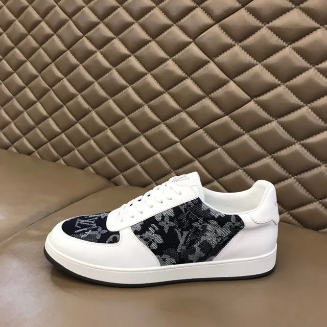 Louis Vuitton LV Trainer White and Navy Monogram Lifestyle Sneakers 5