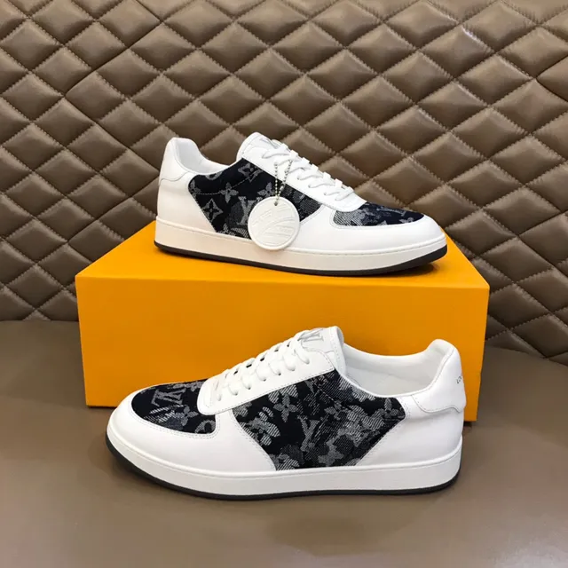Louis Vuitton LV Trainer White and Navy Monogram Lifestyle Sneakers 7