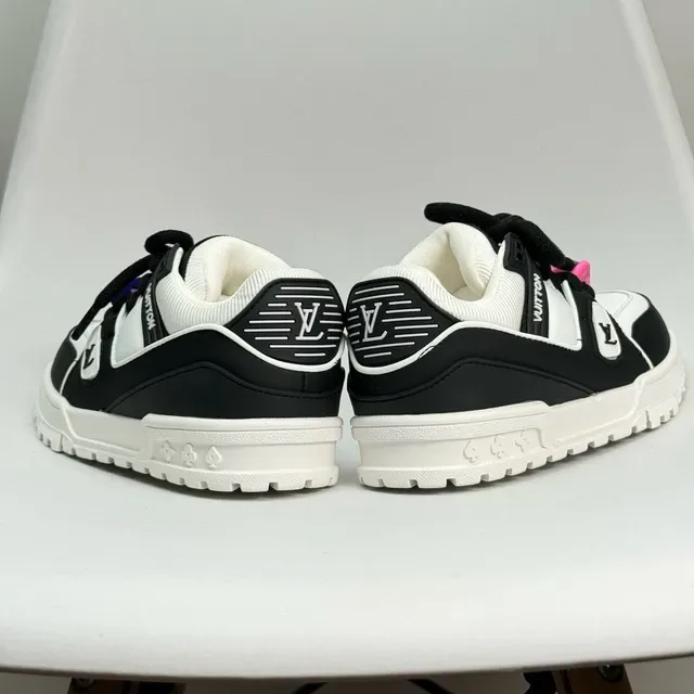 Louis Vuitton LV Trainer White Gray Chunky Sole Layered Overlays Lifestyle Sneakers 13