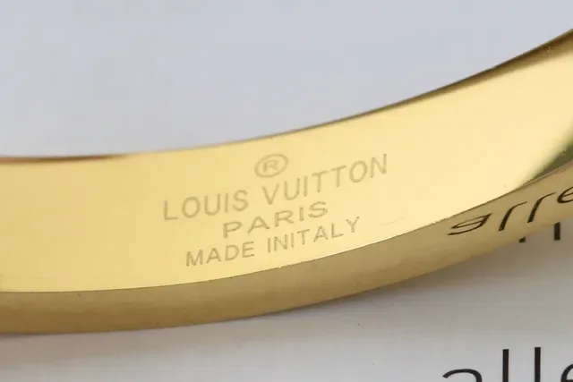 Louis Vuitton Monogram Bangle Multi-Tone Pavé Crystal Bracelets 3
