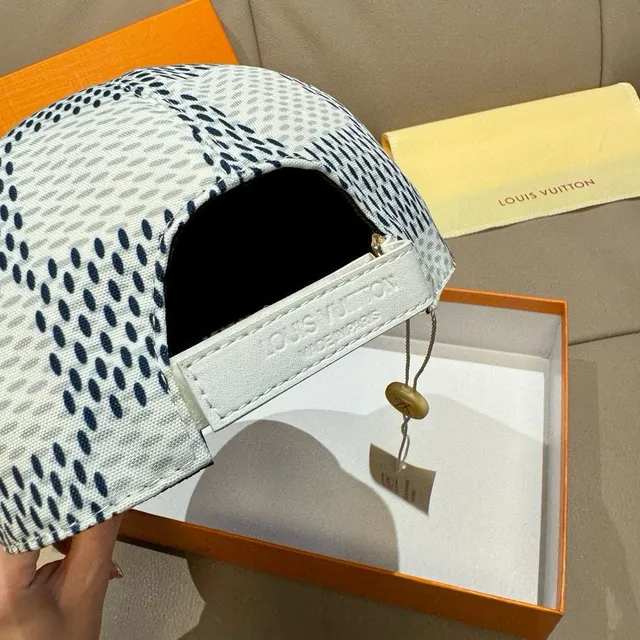 Louis Vuitton Monogram-Dot V Logo Baseball Cap 4