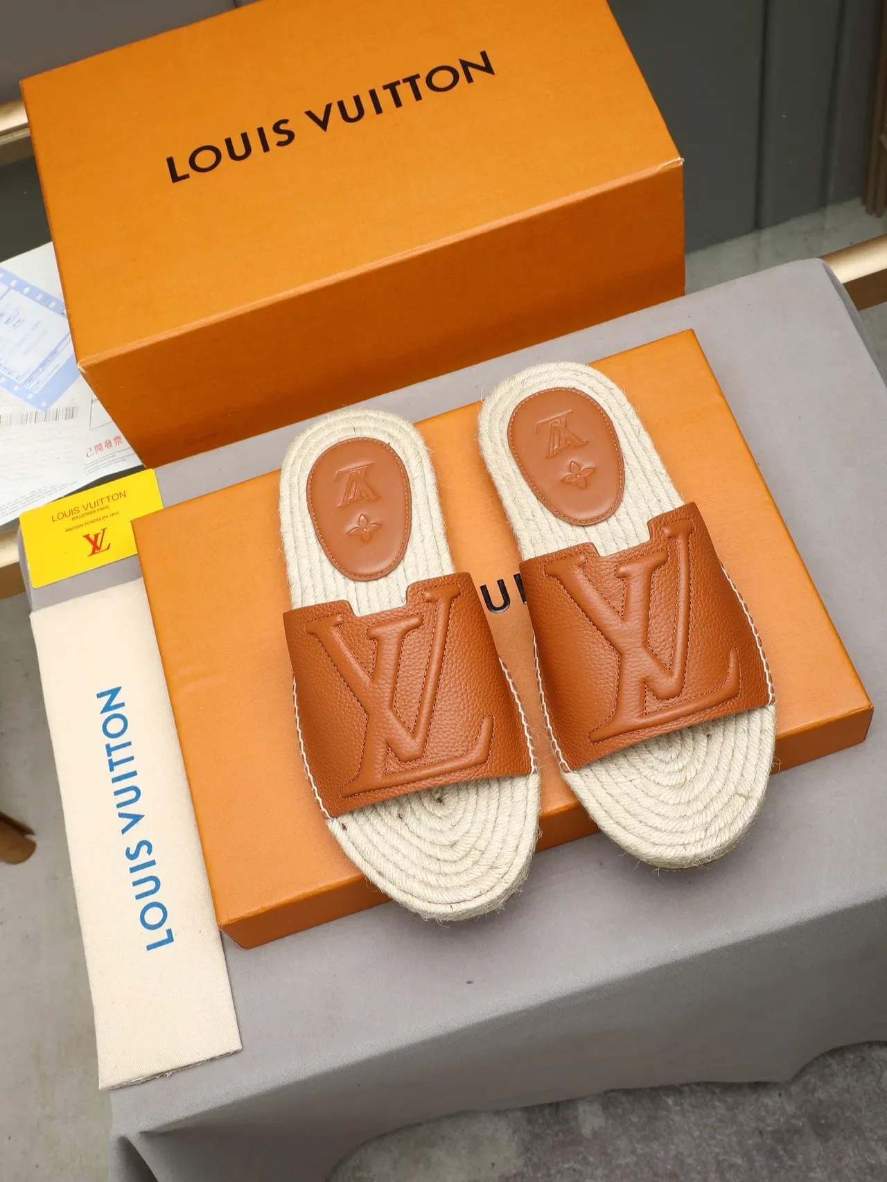 Louis Vuitton Monogram Espadrille Slipper Slippers 3
