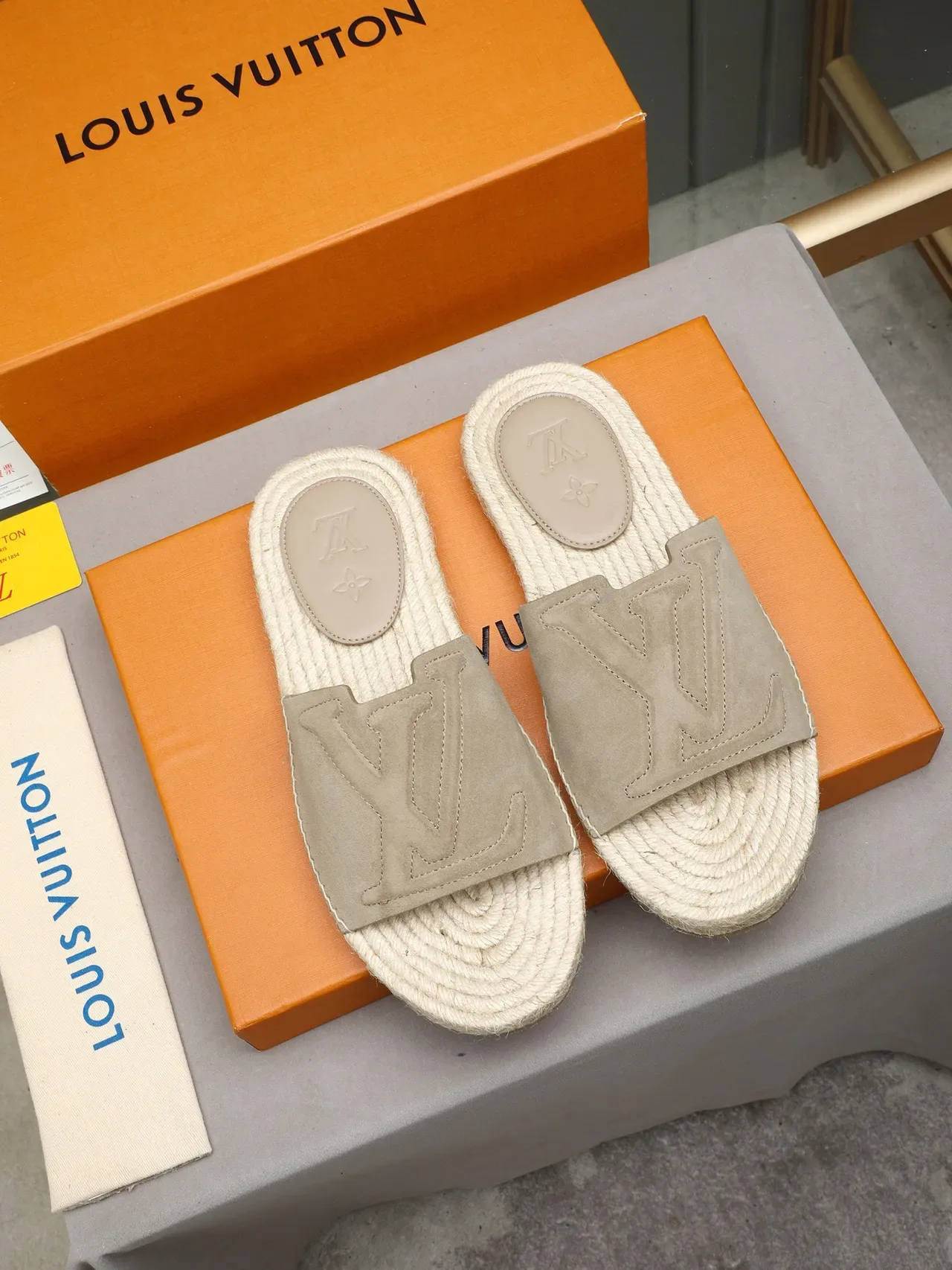 Louis Vuitton Monogram Espadrille Slipper Slippers 4