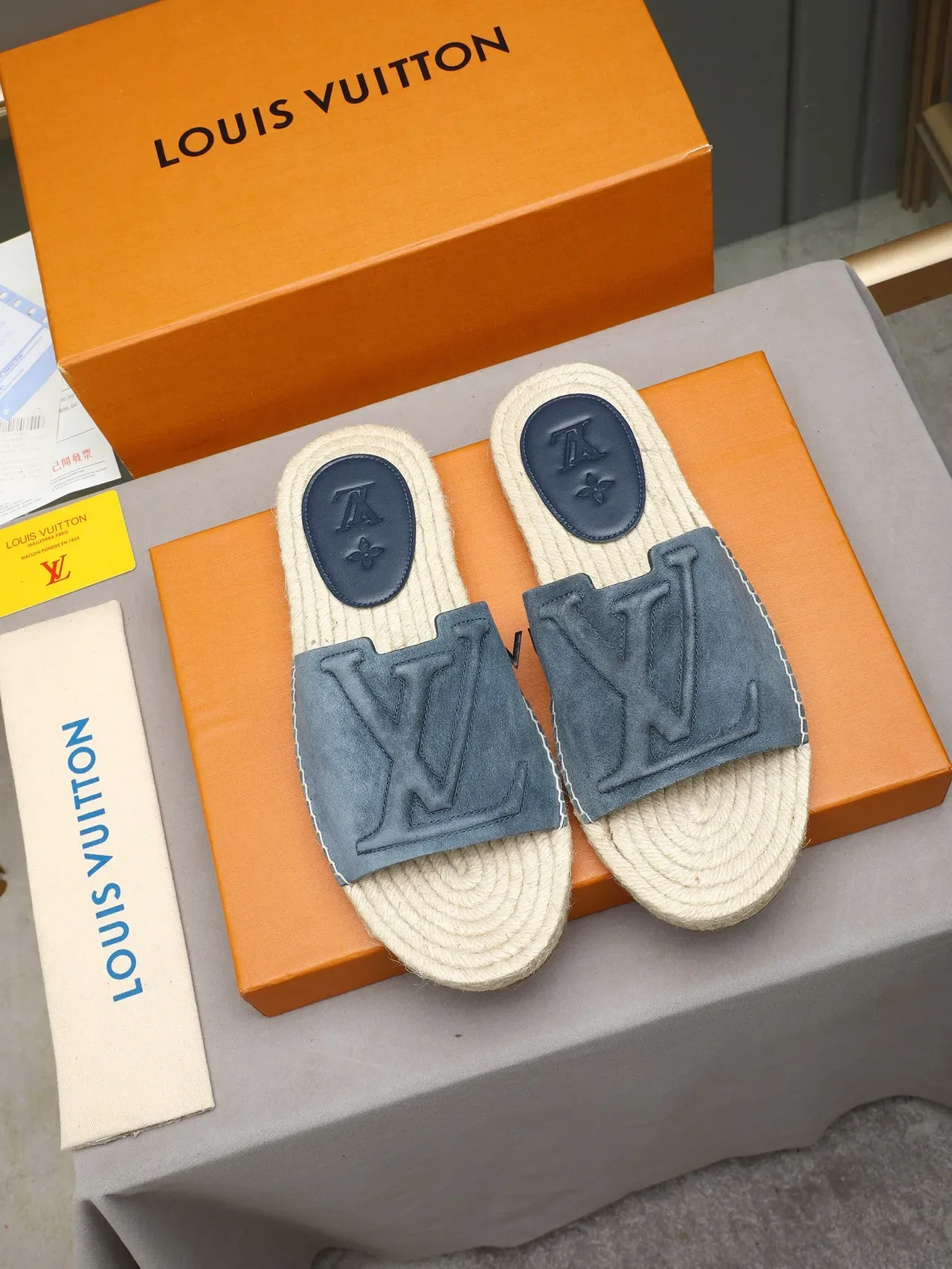 Louis Vuitton Monogram Espadrille Slipper Slippers 5