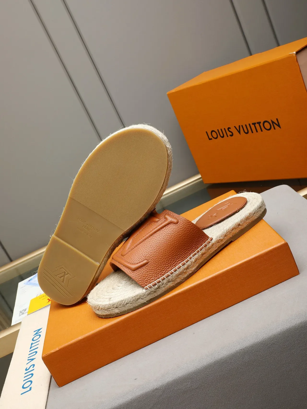 Louis Vuitton Monogram Espadrille Slipper Slippers 10