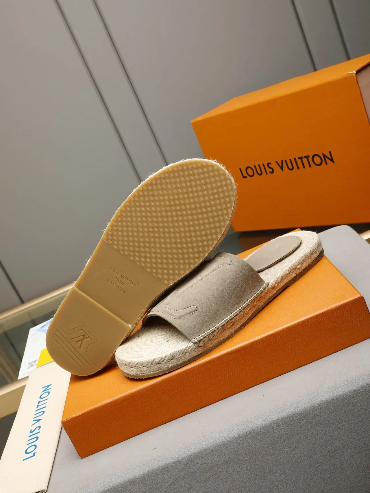 Louis Vuitton Monogram Espadrille Slipper Slippers 11