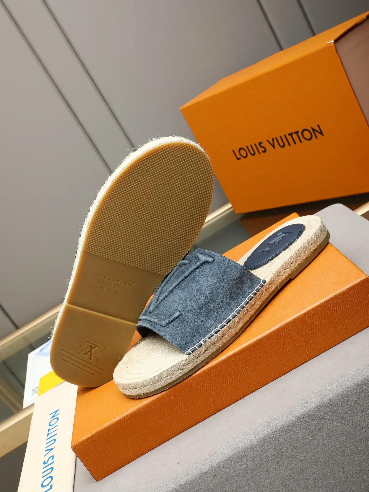 Louis Vuitton Monogram Espadrille Slipper Slippers 12