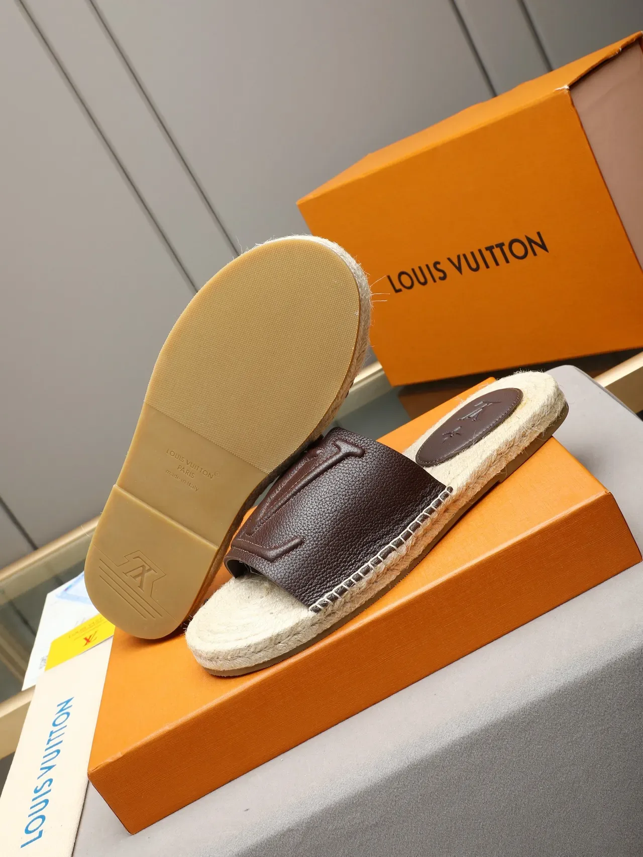 Louis Vuitton Monogram Espadrille Slipper Slippers 15