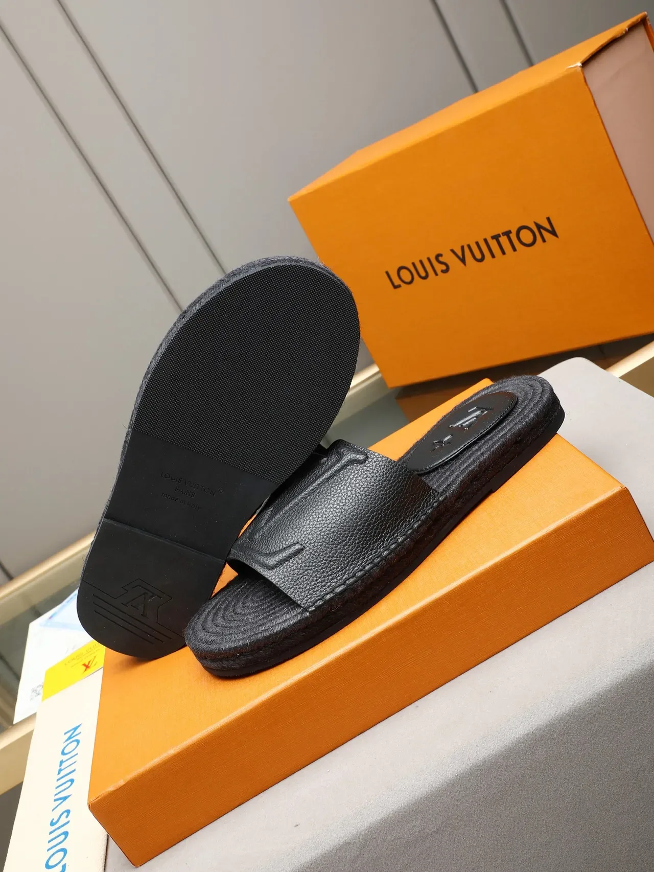 Louis Vuitton Monogram Espadrille Slipper Slippers 16