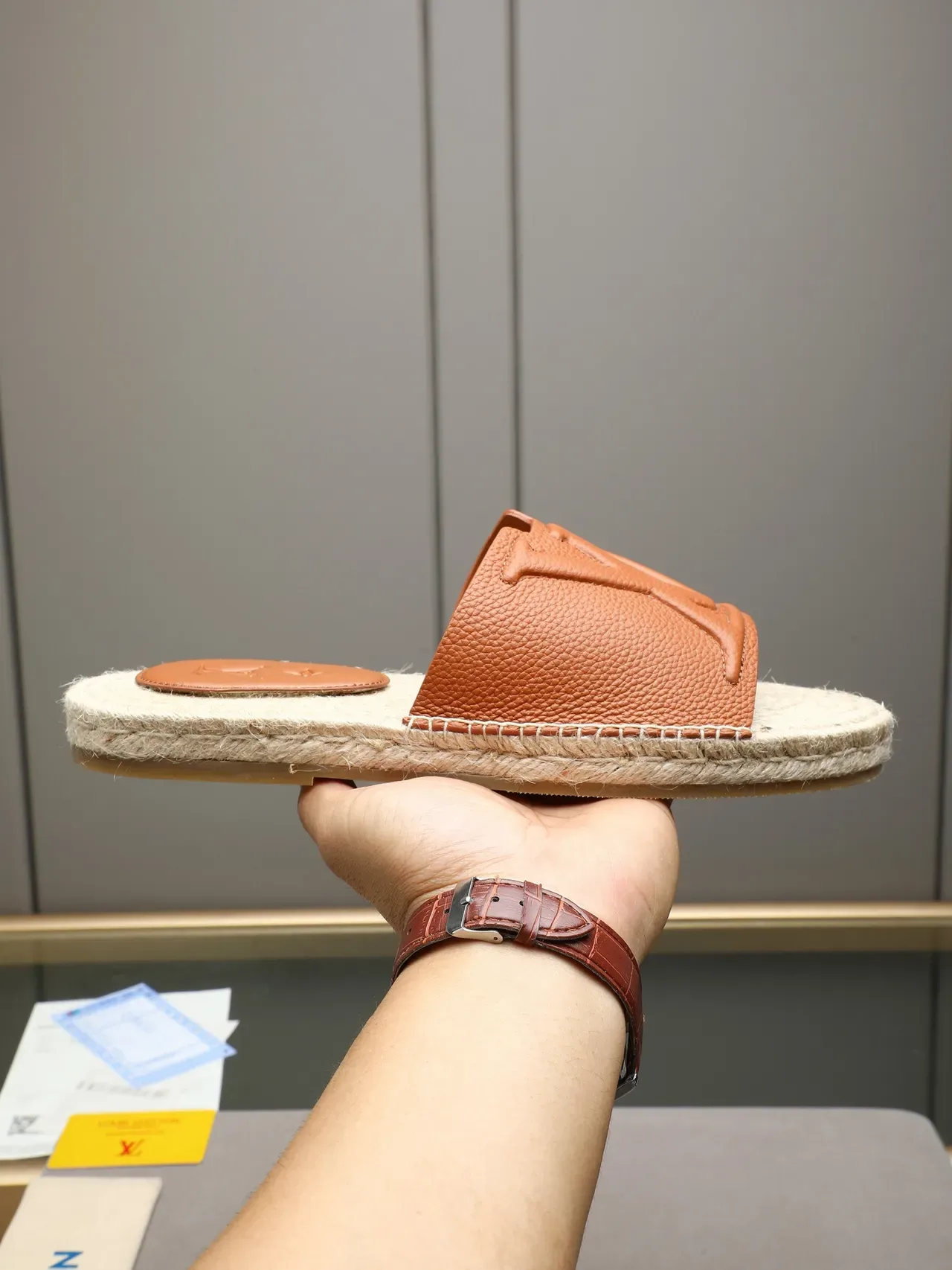 Louis Vuitton Monogram Espadrille Slipper Slippers 17