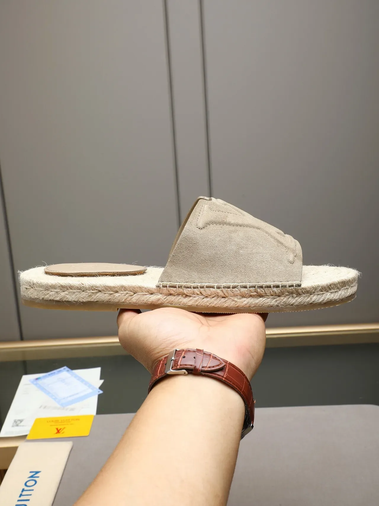 Louis Vuitton Monogram Espadrille Slipper Slippers 18