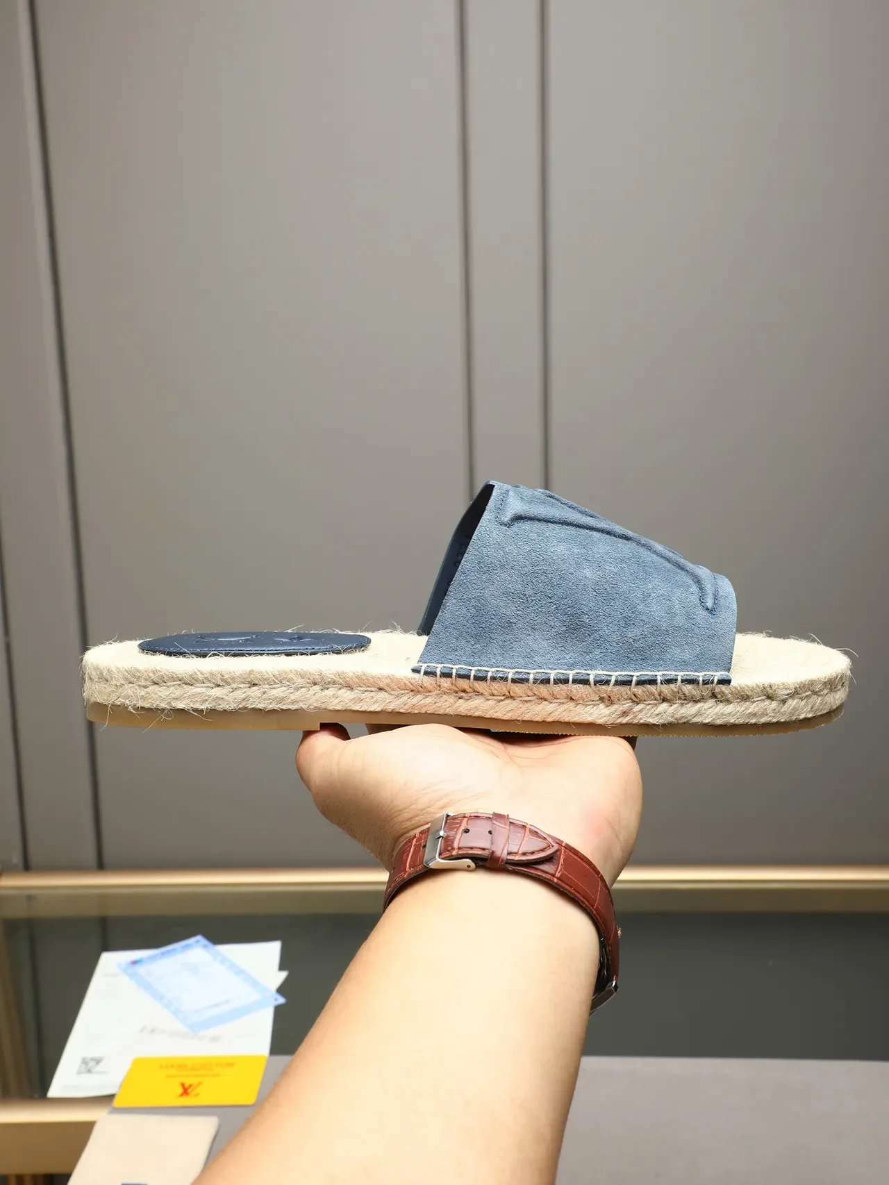 Louis Vuitton Monogram Espadrille Slipper Slippers 19