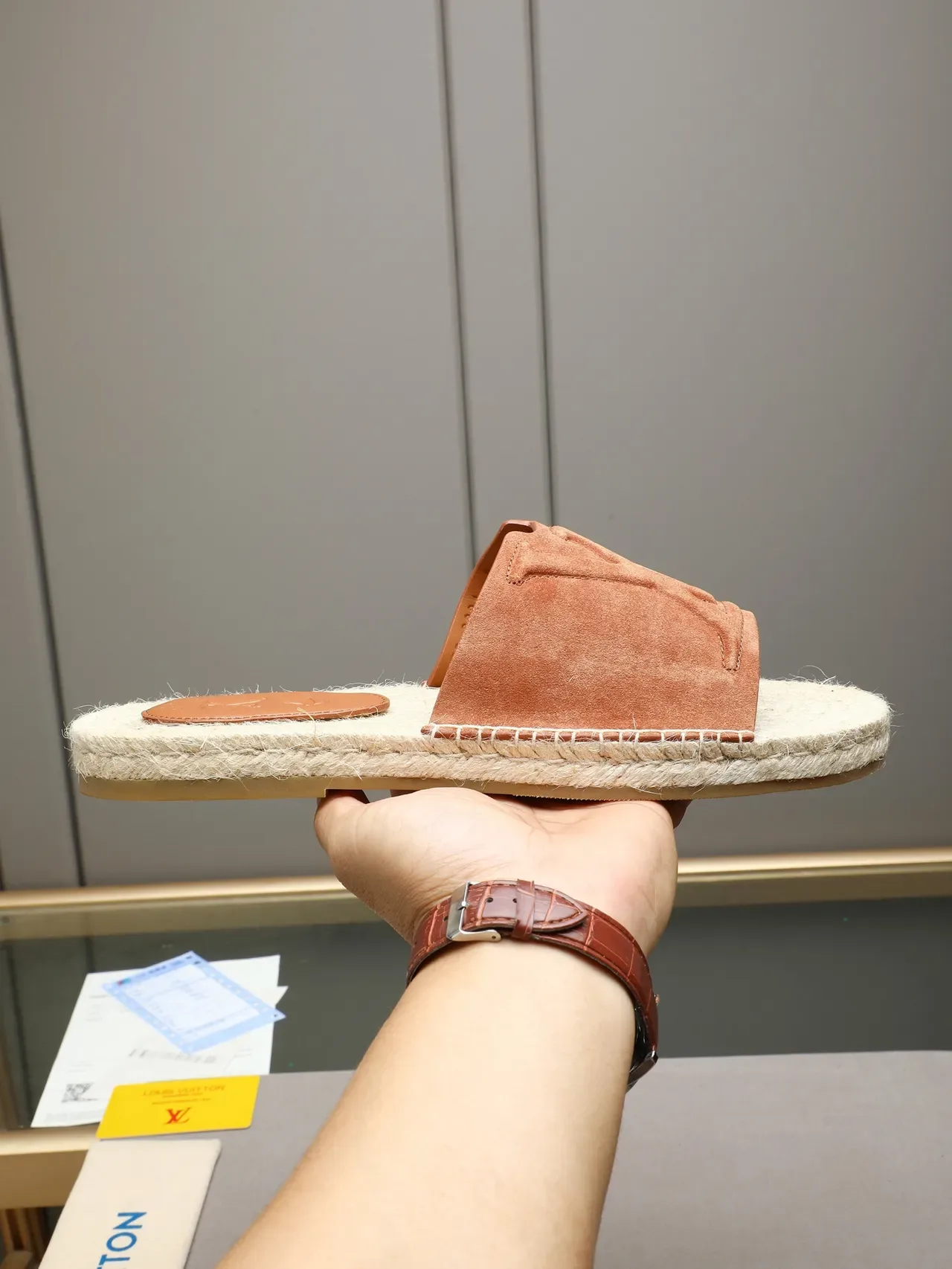 Louis Vuitton Monogram Espadrille Slipper Slippers 20