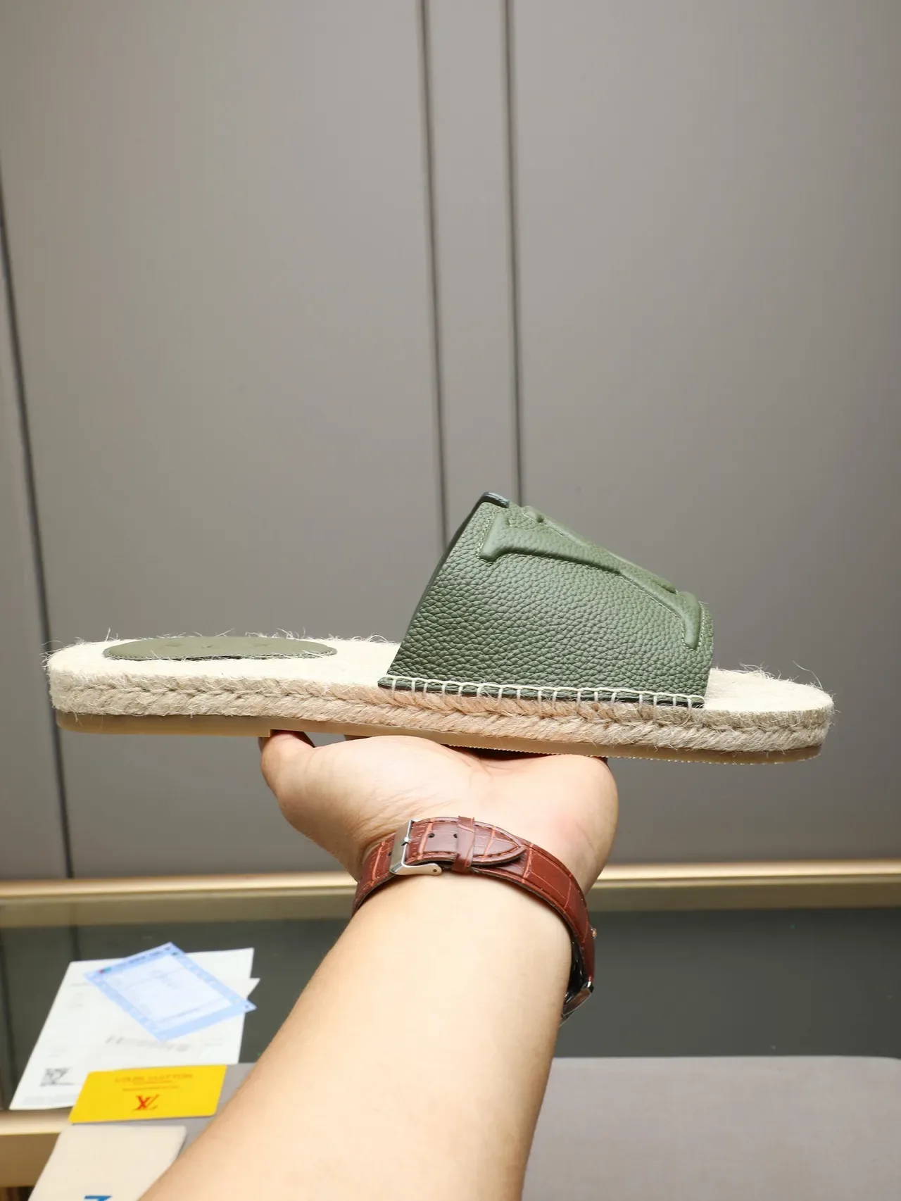 Louis Vuitton Monogram Espadrille Slipper Slippers 21