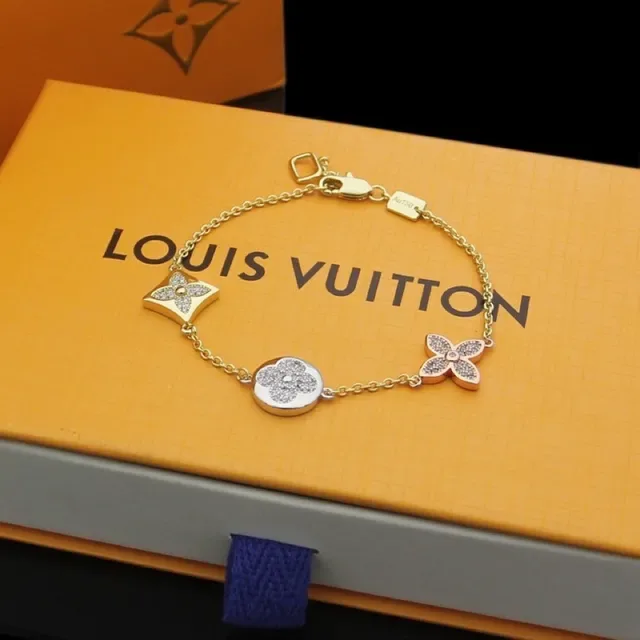 Louis Vuitton Monogram Flower and Damier Pavé Crystal Necklaces 4