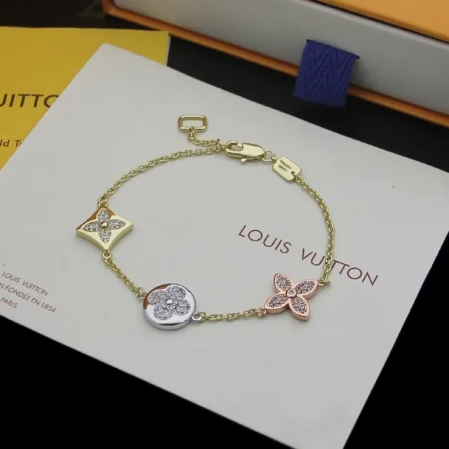 Louis Vuitton Monogram Flower and Damier Pavé Crystal Necklaces 5
