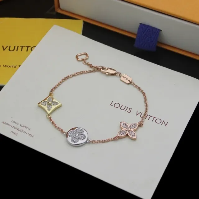Louis Vuitton Monogram Flower and Damier Pavé Crystal Necklaces 6