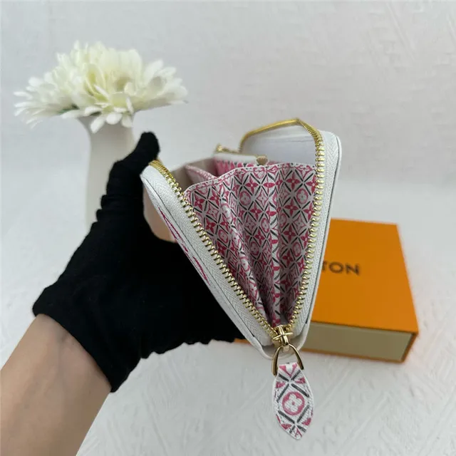 Louis Vuitton Monogram Flower White Blue Purple Long Wallet 2