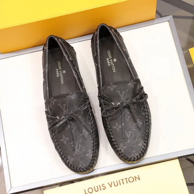 Louis Vuitton Monogram Leather Bow Loafer 8