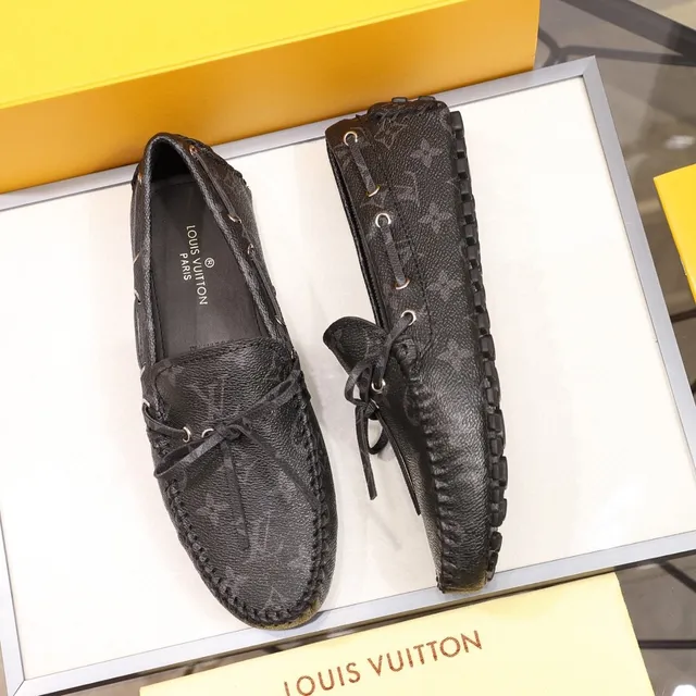 Louis Vuitton Monogram Leather Bow Loafer 9