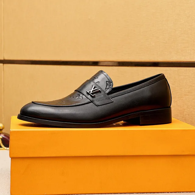 Louis Vuitton Monogram Loafer Black Leather Penny Silhouette Loafer 5
