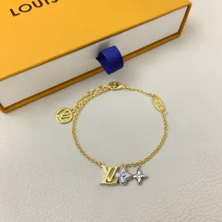 Louis Vuitton Multi-Charm Gold-Tone Chain Bracelet
