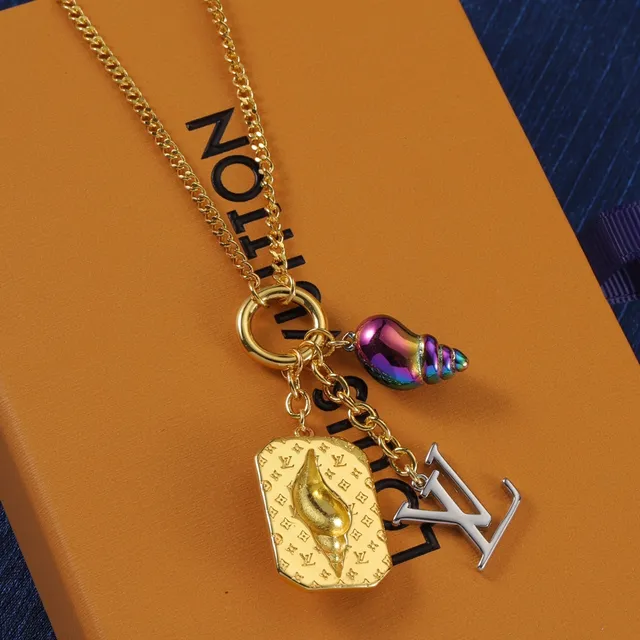 Louis Vuitton Multi-Charm Gold-Tone Necklace 3
