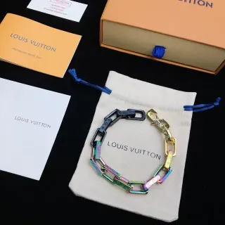Louis Vuitton Pulsera Cadena Multicolor Iridiscente Monograma