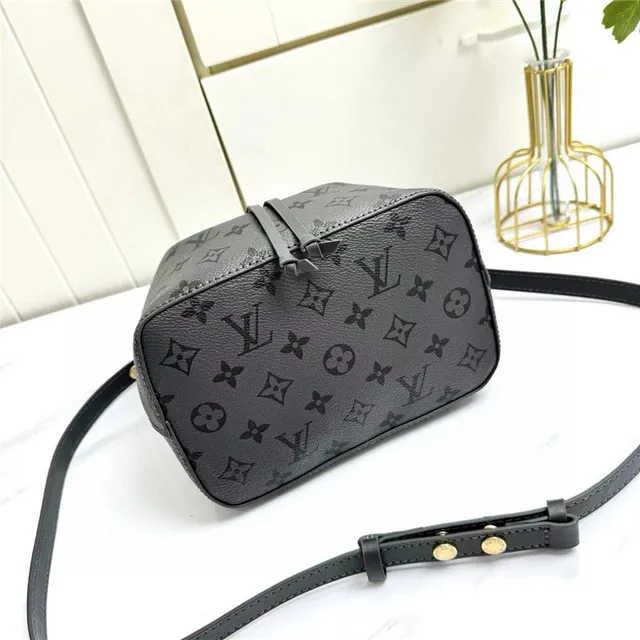 Louis Vuitton Nano Noé Monogram Eclipse Black Bucket Bag 7