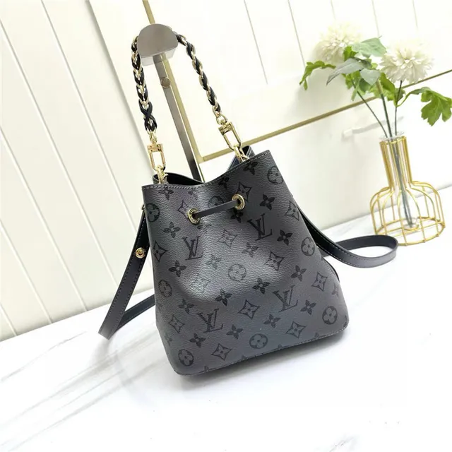 Louis Vuitton Nano Noé Monogram Eclipse Black Bucket Bag 8
