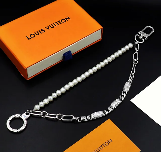 Louis Vuitton Pearl and Chain Dual-Strand Bracelet 3