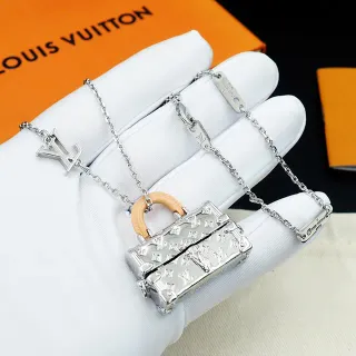 Louis Vuitton Petite Malle Monogram Mini Trunk collier
