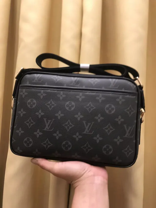 Louis Vuitton Pochette Metis Brown Black Monogram Canvas Rectangular Silhouette Messenger Bag 6