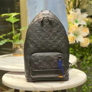 Louis Vuitton Run Away Black Embossed Monogram Casual Backpack