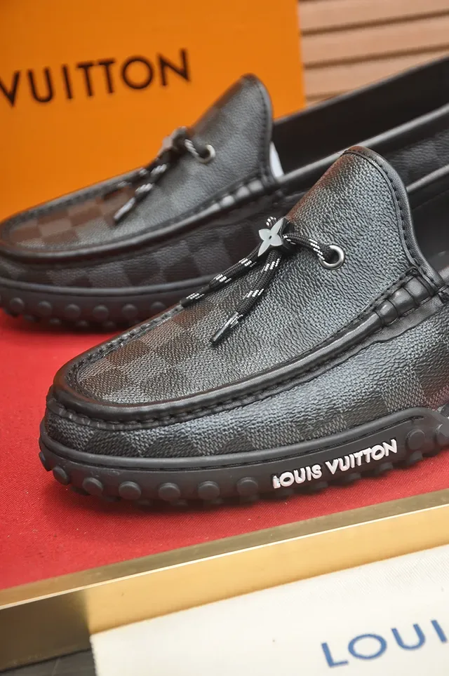 Louis Vuitton Run Away Damier Monogram Black Loafers 2