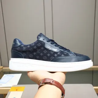 Louis Vuitton Run Away Navy Monogram tênis lifestyle