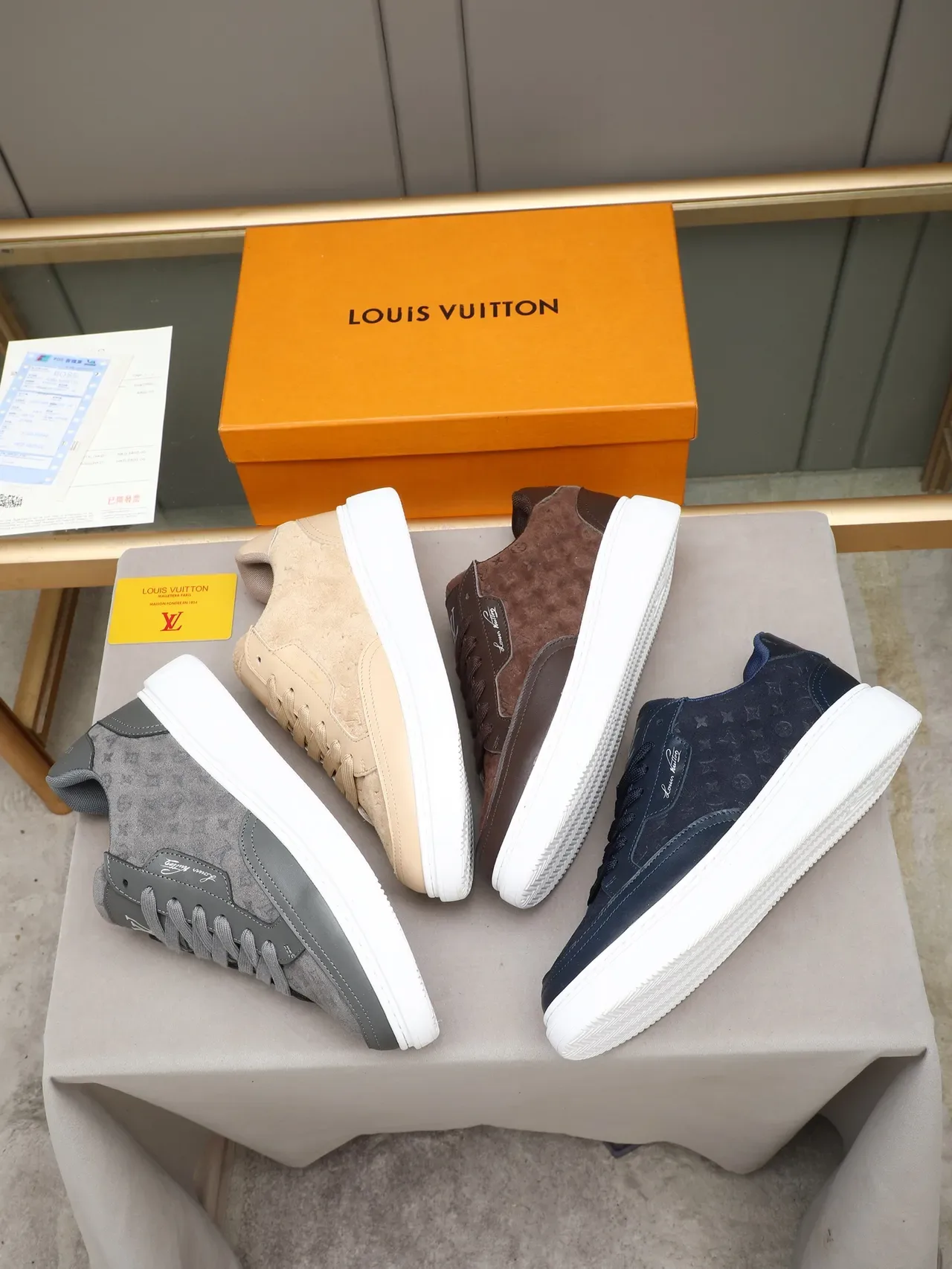 Louis Vuitton Run Away Navy Monogram Lifestyle Sneakers 2