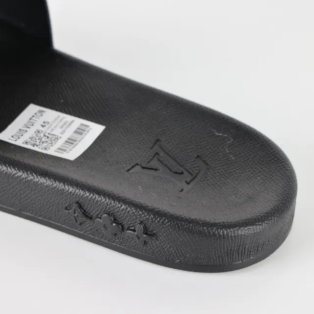 Louis Vuitton Run Away Slide Damier Ebène Black Brown Slippers 4