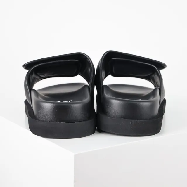 Louis Vuitton Run Away Slides Black Monogram Eclipse Slippers 8