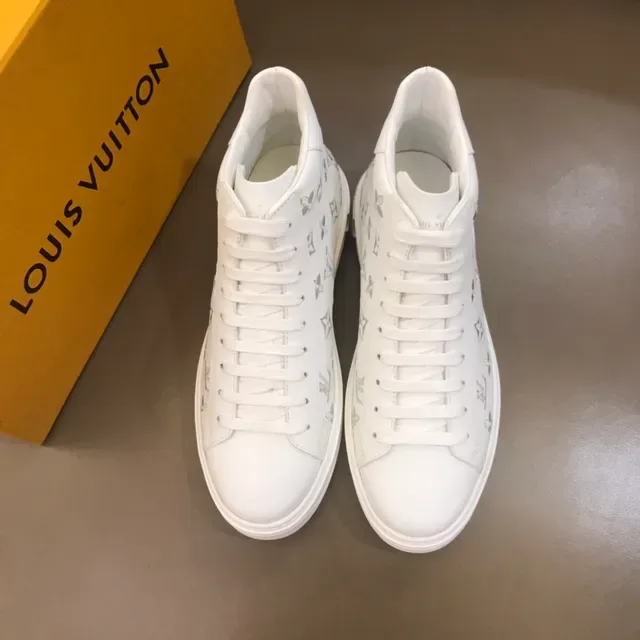 Louis Vuitton Run Away White Monogram High-Top Lifestyle Sneakers 2
