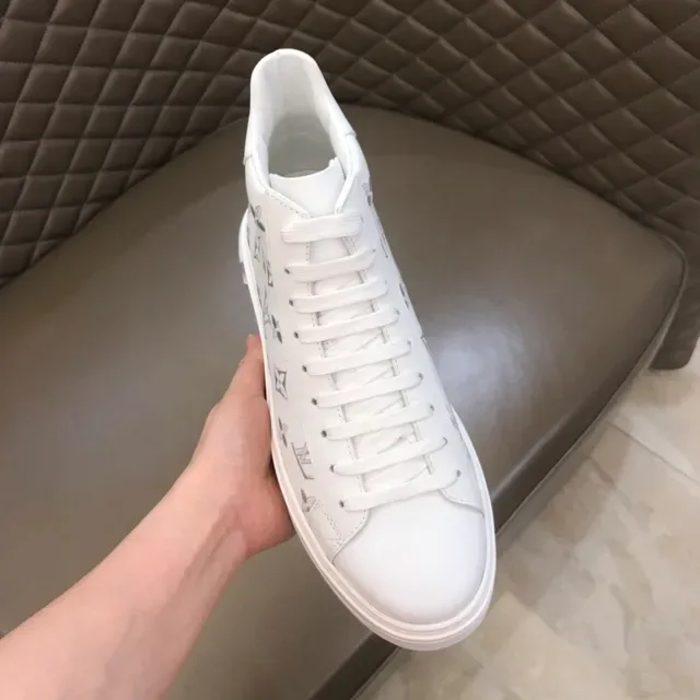 Louis Vuitton Run Away White Monogram High-Top Lifestyle Sneakers 5