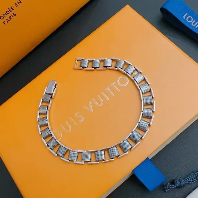 Louis Vuitton Segmented Metal Bracelet 5