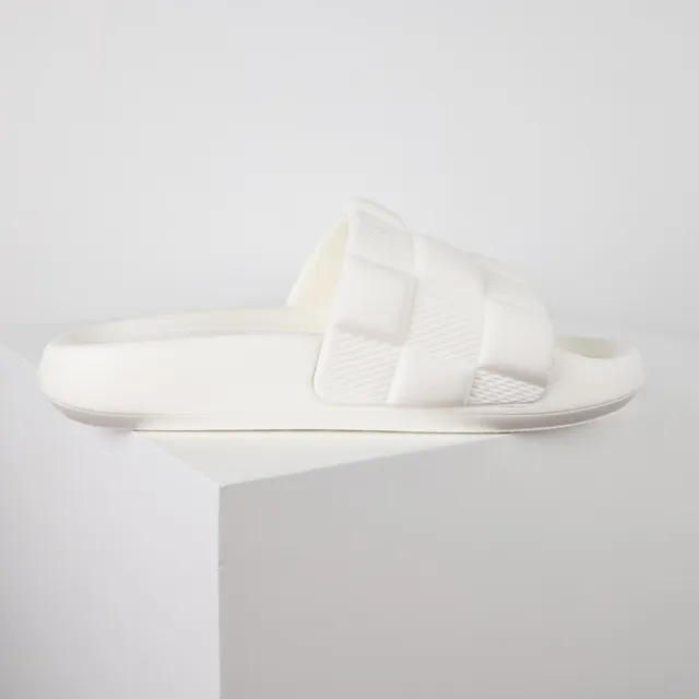 Louis Vuitton Slide White Quilted Checkerboard Slipper 7
