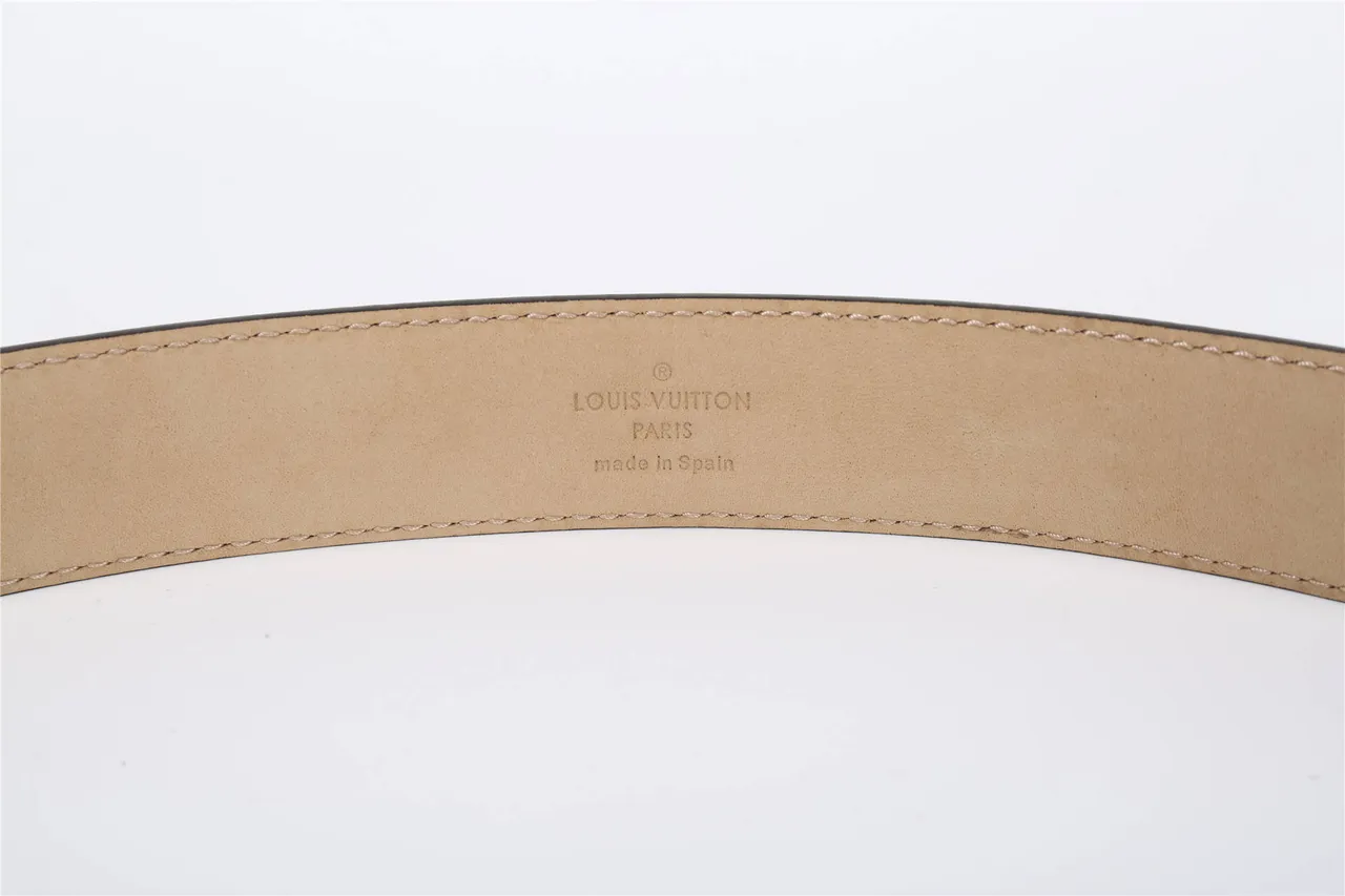 Louis Vuitton V-Buckle Monogram Canvas বাদামী চামড়ার বেল্ট 7