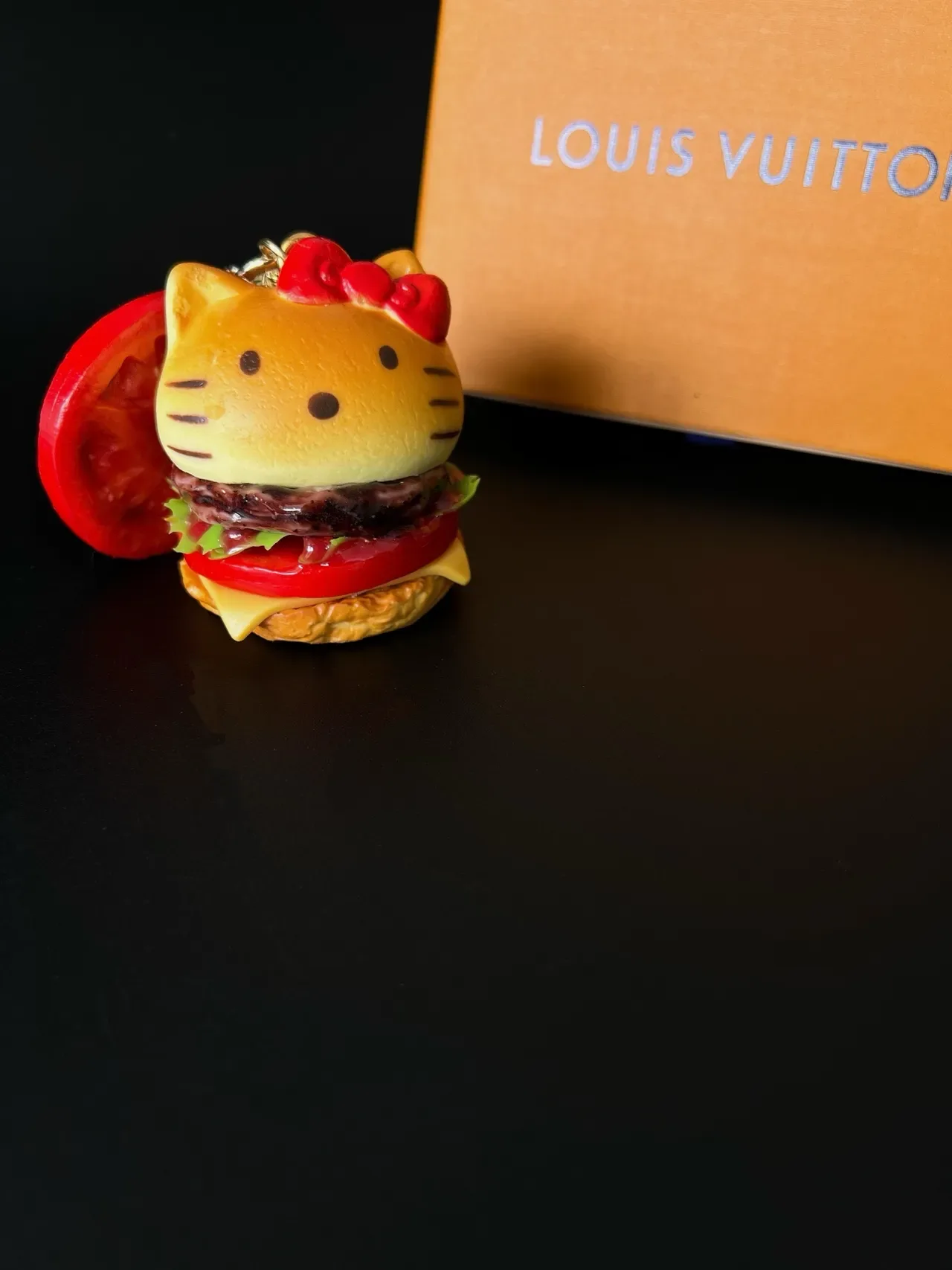 Louis Vuitton Yellow Red Burger-Shaped Character-Themed Crossbody Bag 3